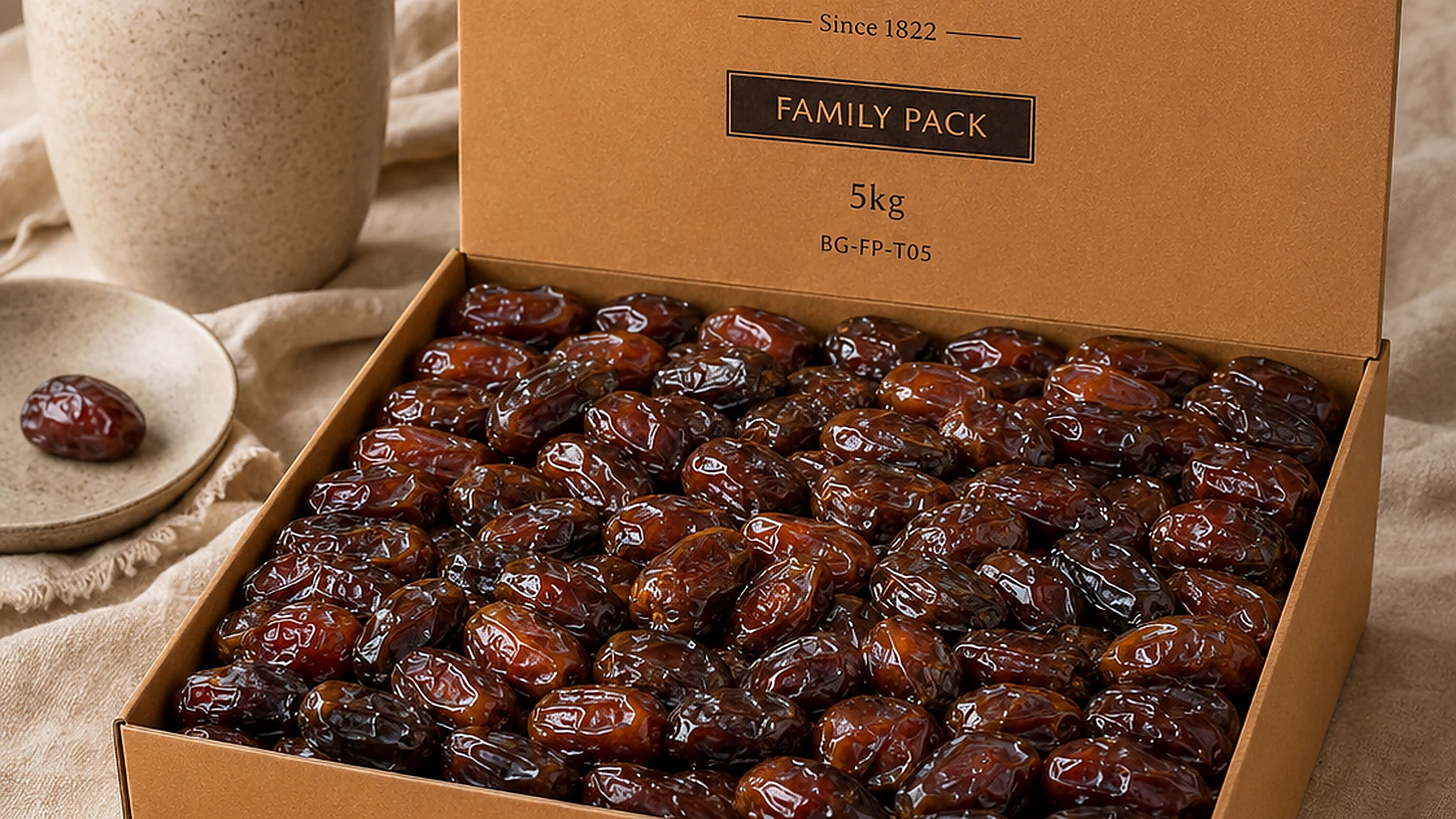 BAGHERI dates in a premium family pack presentation