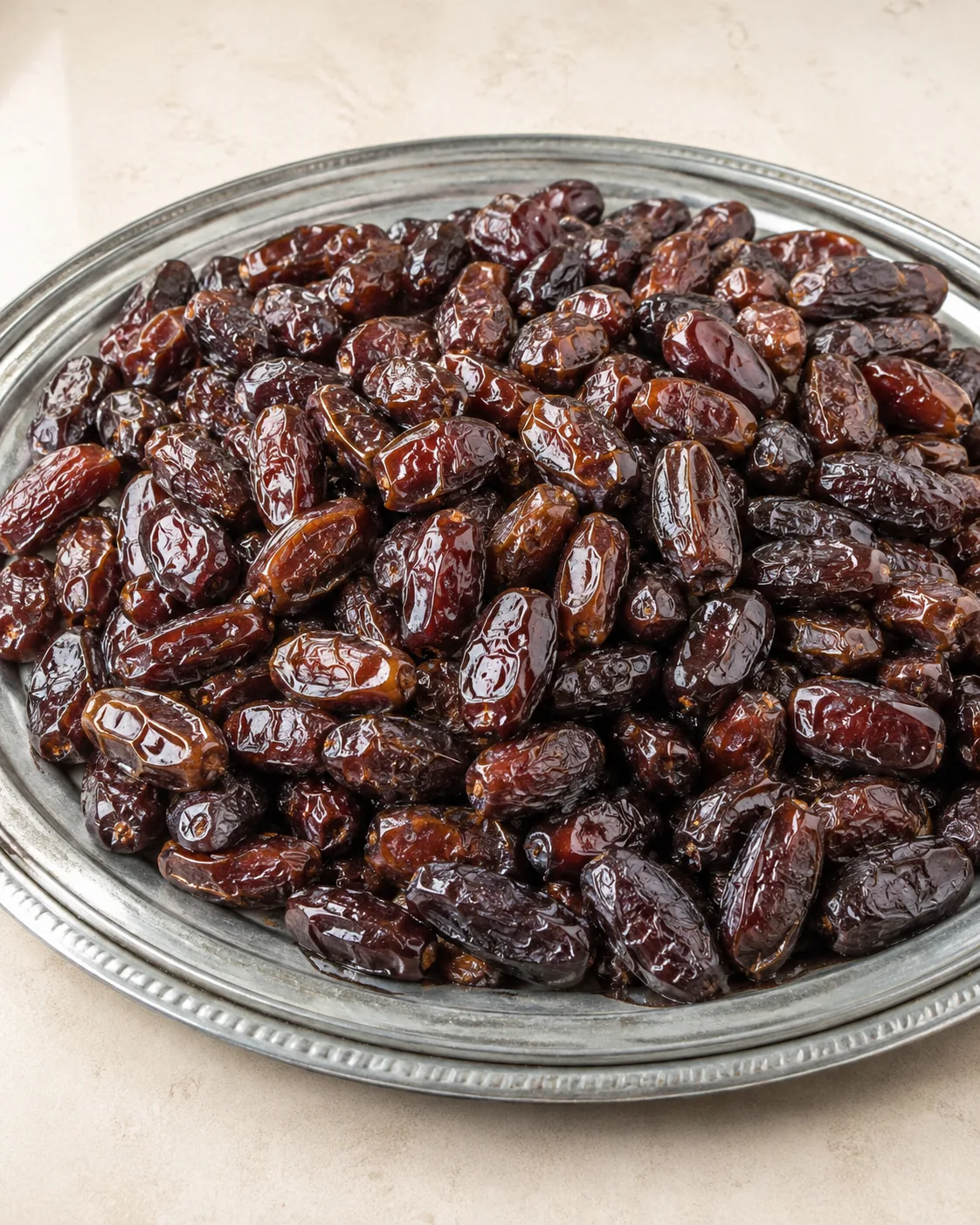 Dates prepared for sorting