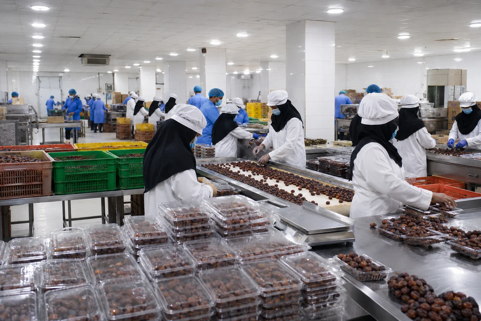 Date packing line