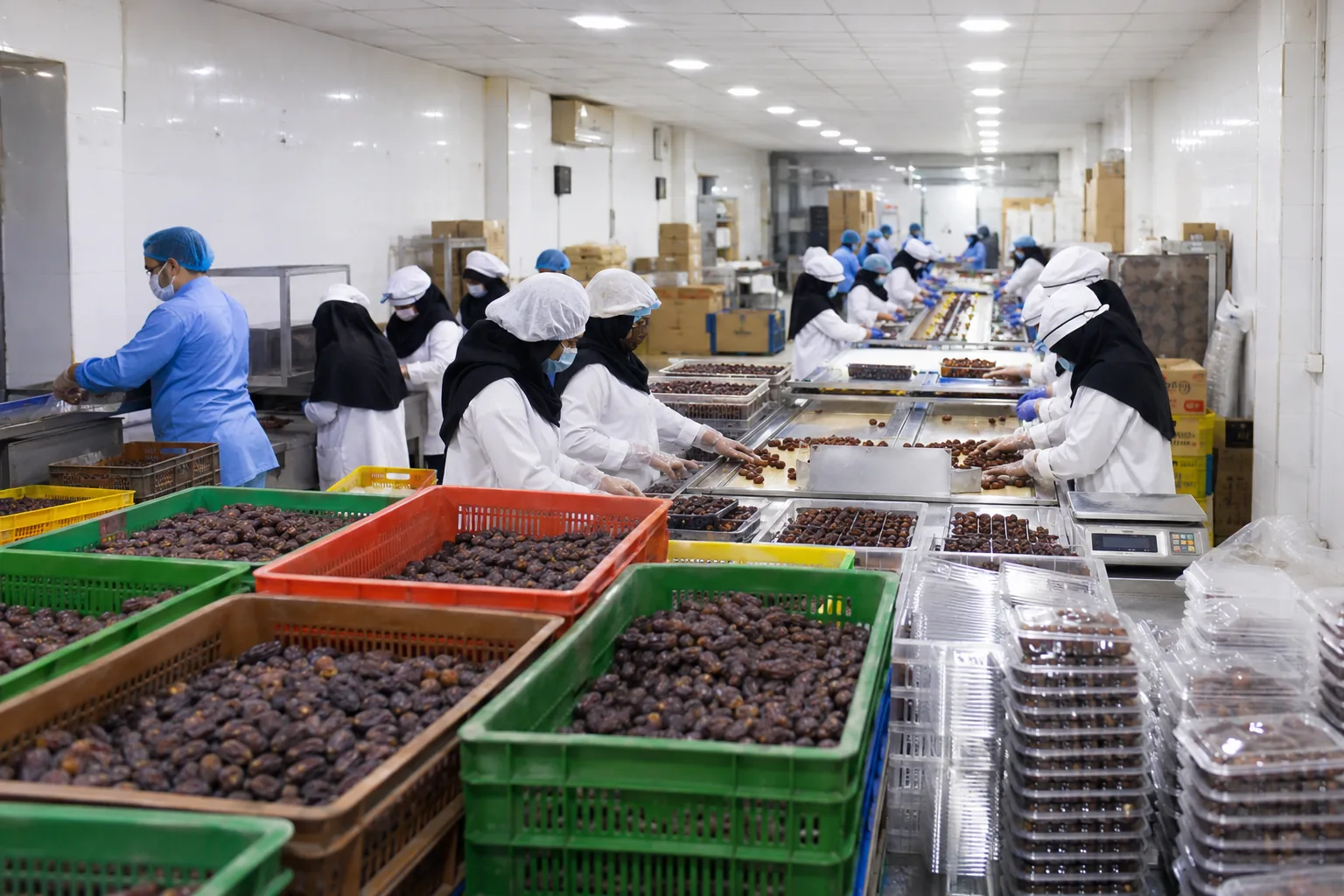 BAGHERI date sorting and packing environment