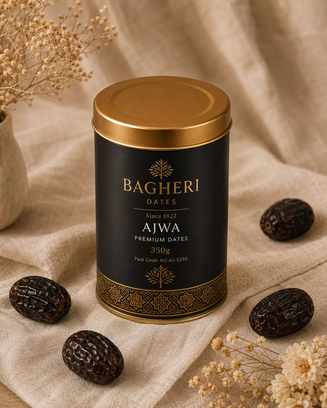 350 gram premium tin example